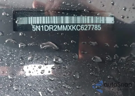 2019 Nissan Pathfinder Sl from USA, damaged, VIN 5N1DR2MMXKC627785
